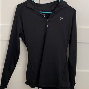 black dry fit quarter zip